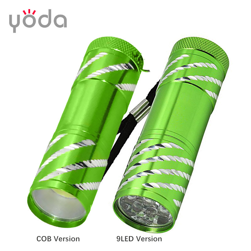 Импортный японский и корейский рекламный логотип, алюминиевый сплав, 3*AAA, яркий цветок, 9LED, мини подарочный фонарик на батарейках