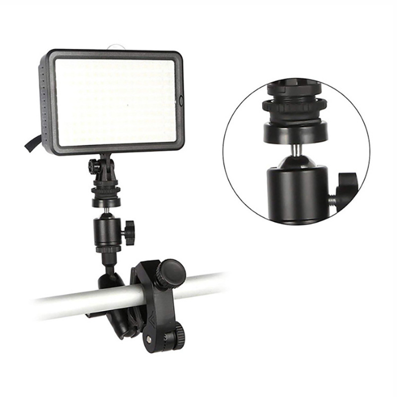 Ptz Photography Equipment Aluminum Alloy Flats Bottom Pan/tilt Universal Ball 1/4 Metal Pan/tilt Camera Bracket