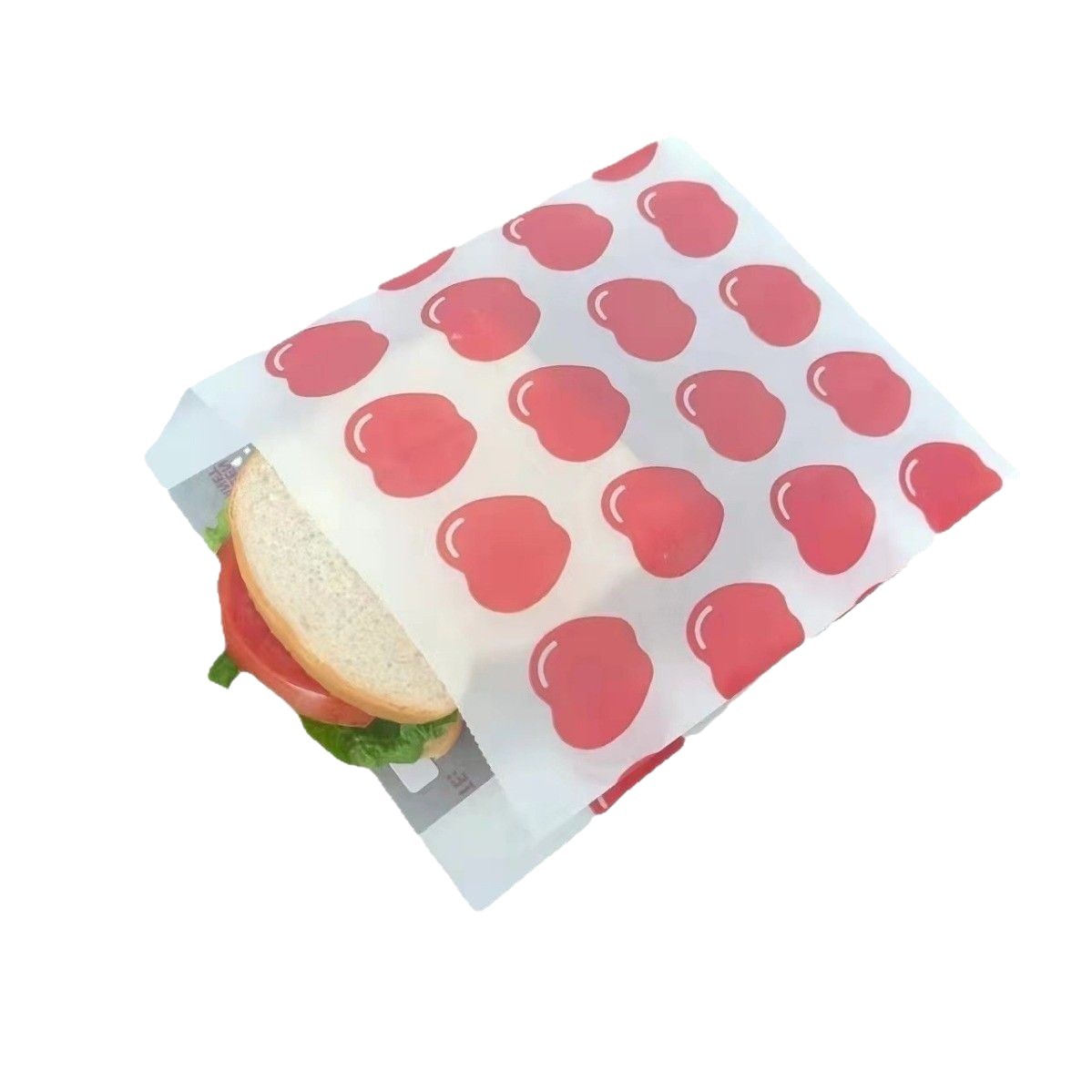 Grassin Translucent Self-Adhesive Paper Bag 40g Daily Packaging Bag Wax Paper with Sample Printing Logo Ready for Large Quantity