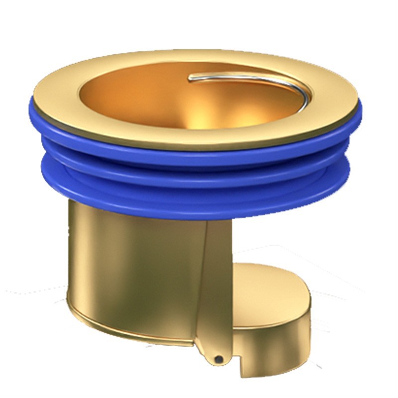 Floor drain core toilet floor drain anti-return odor artifact insect-proof closed cover toilet sewer full copper deodorant inner core