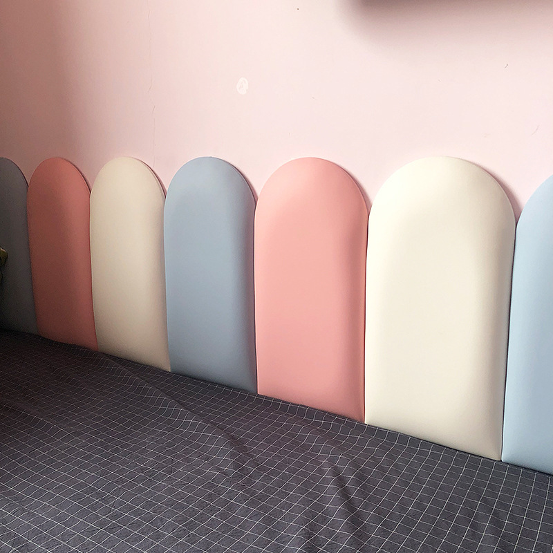 Наклейки на стену против столкновений, самоклеящиеся, мягкое стеновое украшение, татами, 3D стерео наклейки на стену, подушка для спины