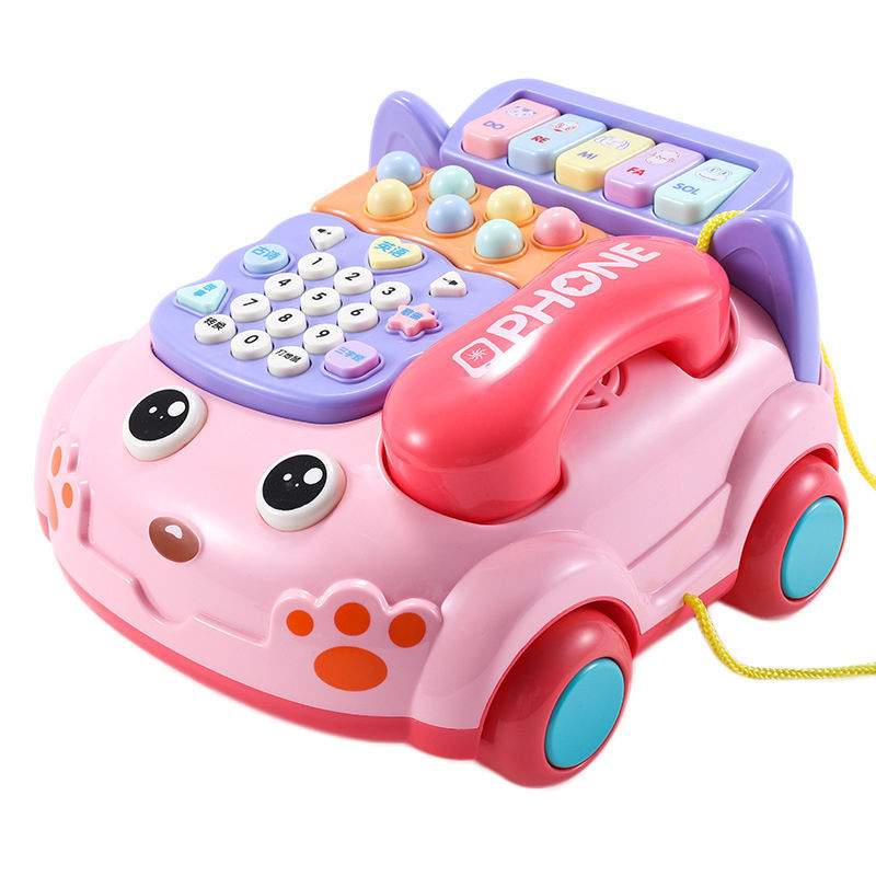 Baby toy simulation telephone landline baby baby boy girl music puzzle early education 1 year old 2 years old 3