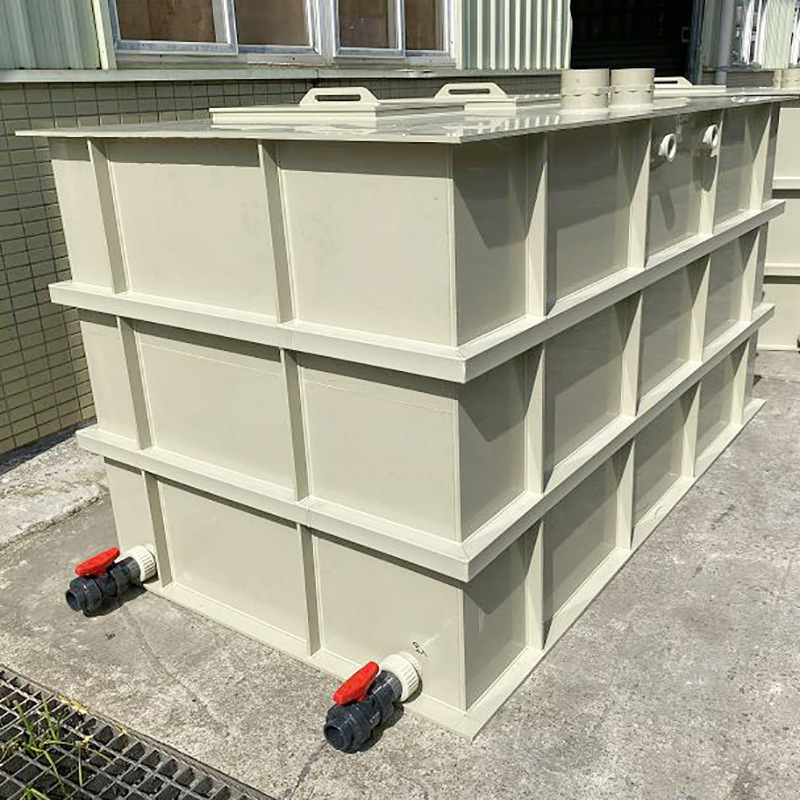 Customized Pp Electroplating Tank Electrolytic Acid and Alkali Resistant Water Tank Sewage Equipment Bio-Adsorption Tank Pp Water Tank Industrial High Corrosion Resistance