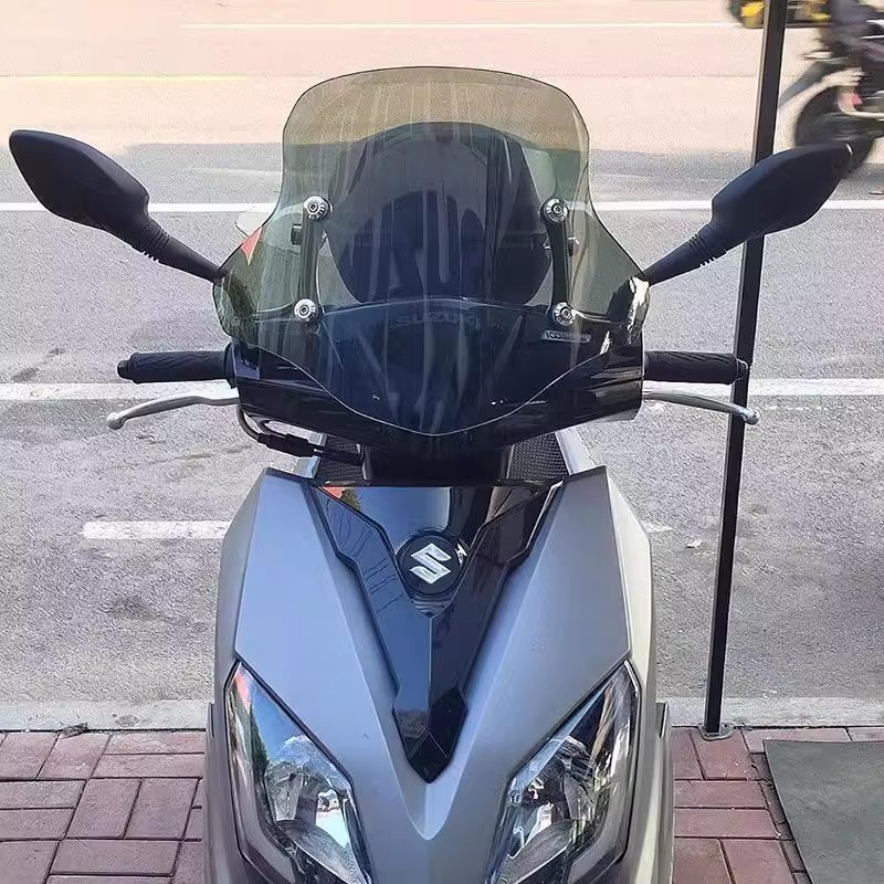 Suzuki Uy125 Front Windshield Ue125Afr Electric Scooter Windshield High-Definition Thickened Modification Wholesale