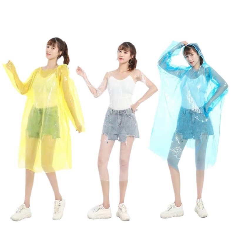 Card raincoat a generation of thickened disposable thickened raincoat 12G drifting light wholesale 16g