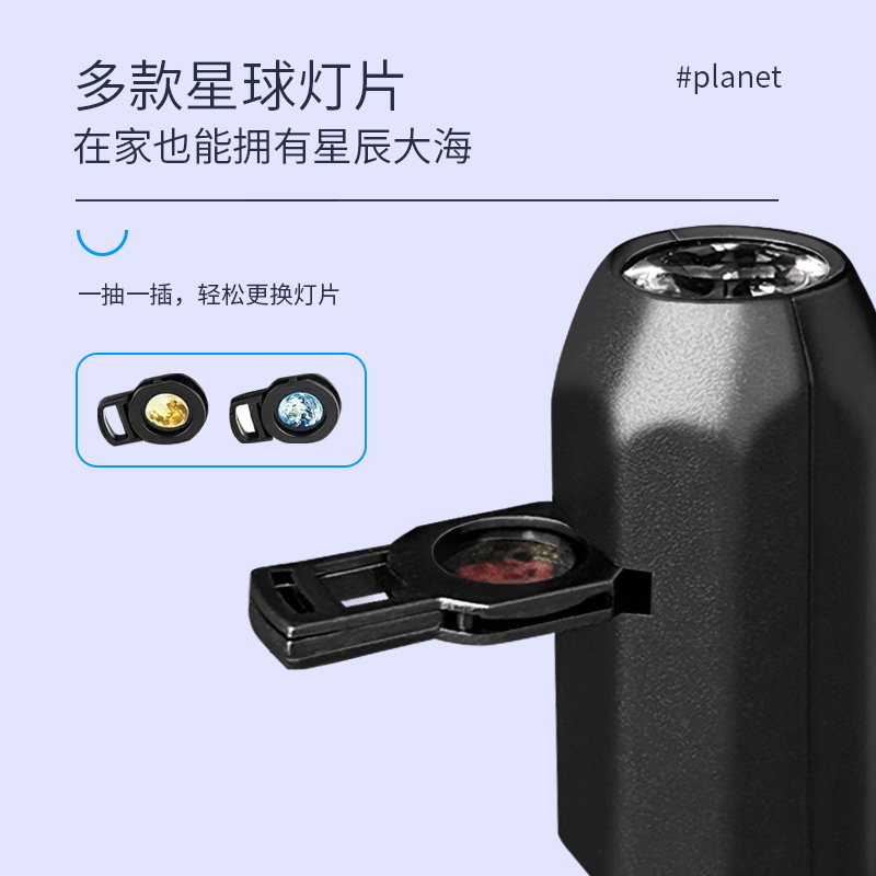 Cross-Border Popular Starry Sky Lamp Moon Lamp Bedroom Creative Led Night Light Logo Projection Lamp Popular Background Light