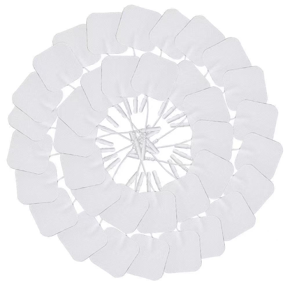 Factory Direct Supply Electrode 2.0 Silicone 5*5mm Massage Patch Medium and Low Frequency Rehabilitation Physiotherapy Accessories Electrode Patch