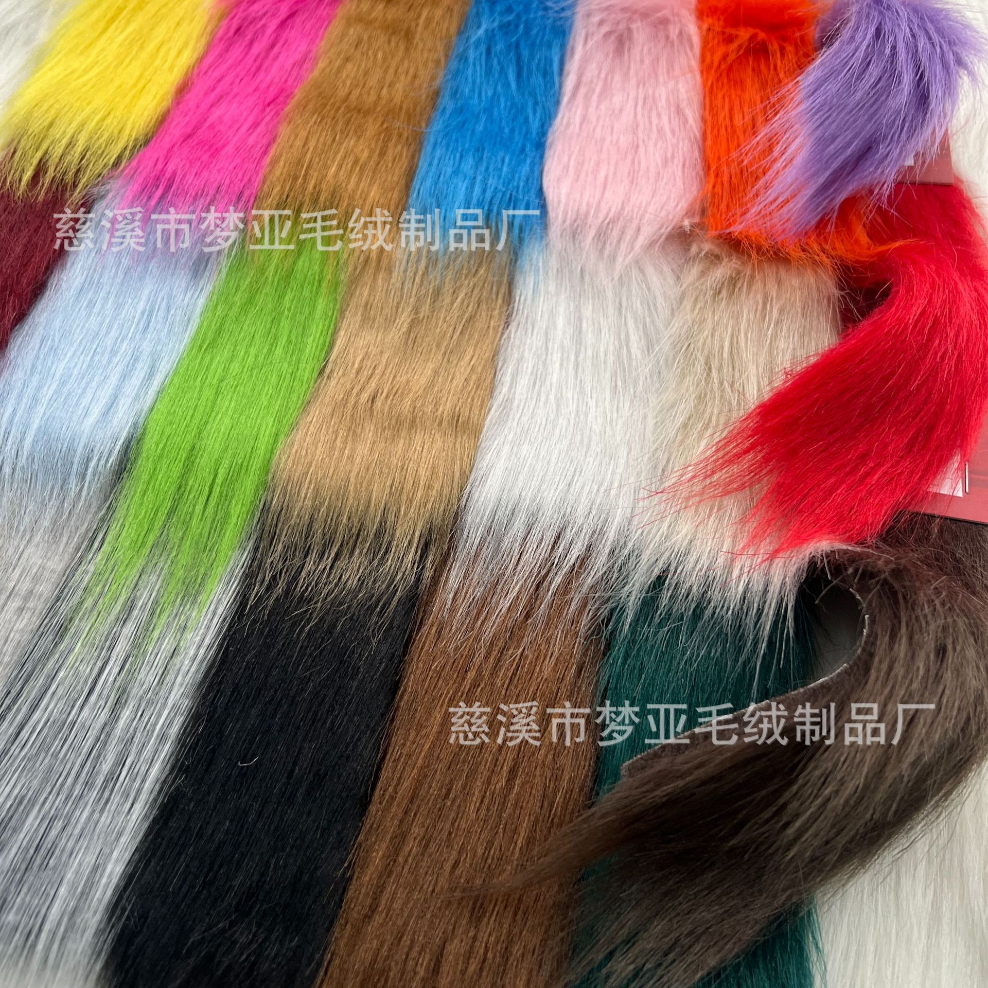 Spot Fur Colorfulful Fox Fur Plush 7cm Wholesale Toy Decorative Cloth Accessories Fursuit Crafts Fur Collar