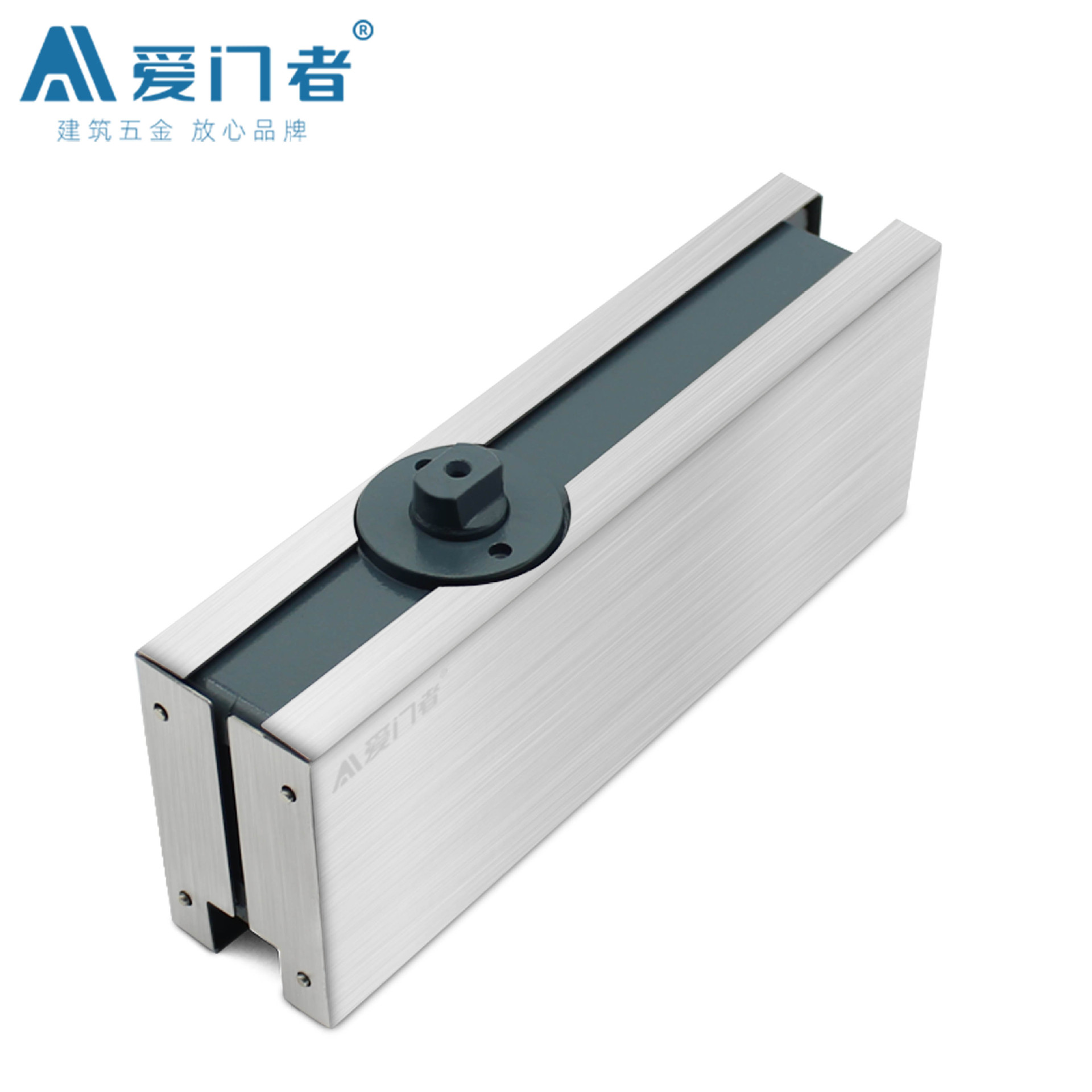 Door lovers groove-free floor spring hidden door hinge frameless tempered glass door pit-free hydraulic floor Spring