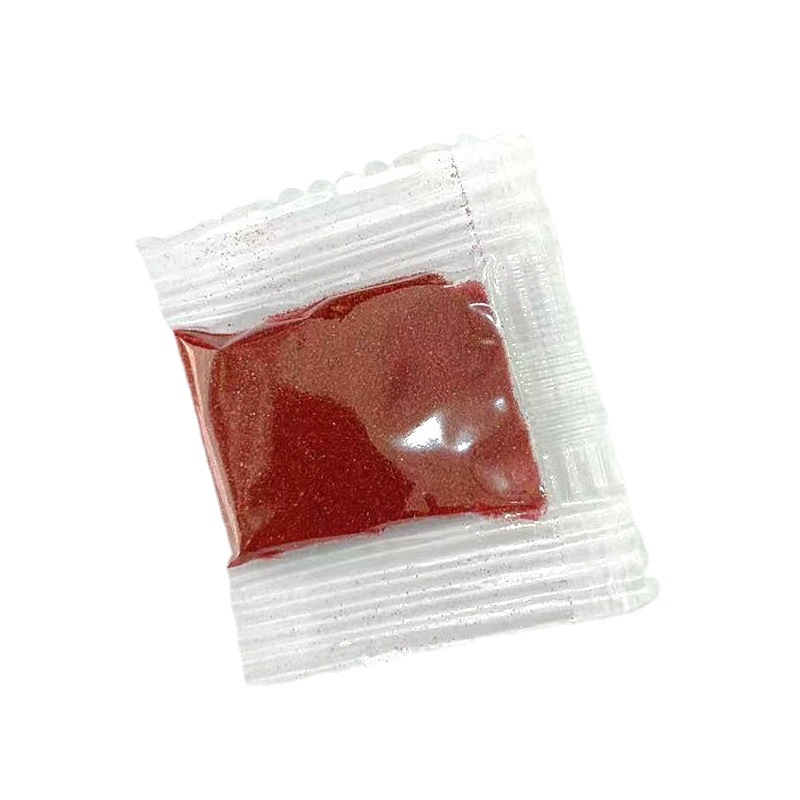 4G Bags Imitation Cinnabar Powder Granules Keychain Accessories Copper Gourd Red Yarn Pink Sand Factory Outlet