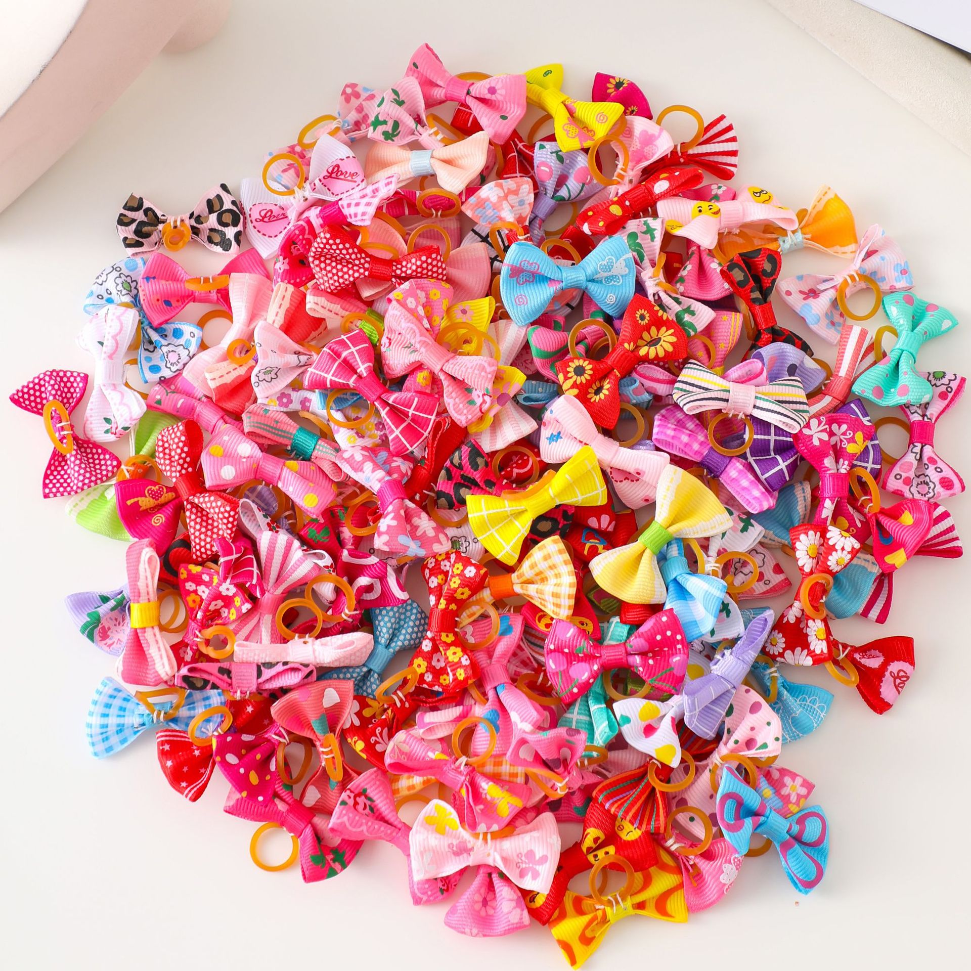 Hot sale pet hair accessories bow headdress princess wind cat creative dog hair clip jewelry spot wholesale