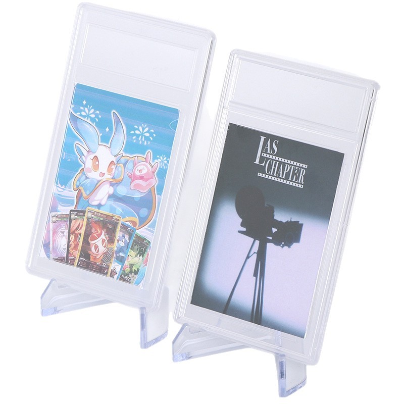 Star Photo Card Psa Collection Box, Customized Anime Card Music Card Box, Stamp Postcard Commemorative Banknote Transparent Box