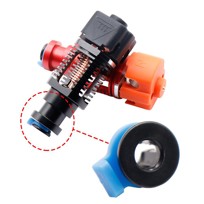 3D Printer Accessories Bowden Tube Teflon Tube Blue and Black Claw Buckle Fixed 4mm Tube Pneumatic Connector Quick