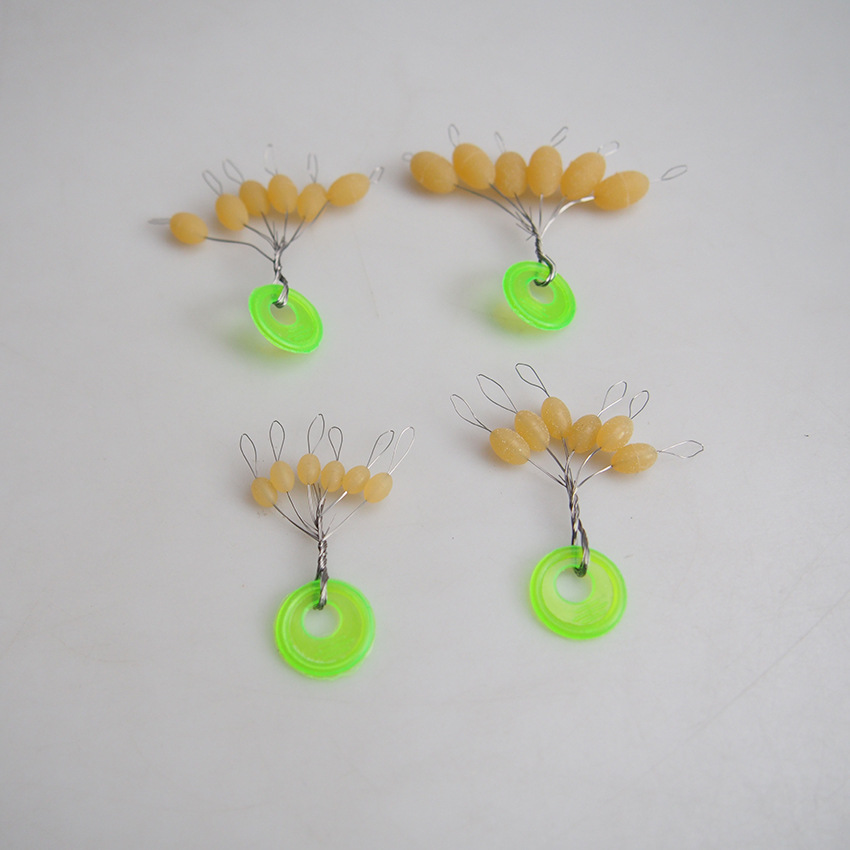 Competitive Beef Tendon Luminous Space Beans Large Space Beans Sea Fishing Olive Fixed Bean Line Set Accessories Bulk Small Accessories