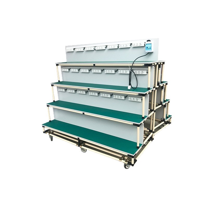 Movable Aromatherapy Machine Aging Rack Lean Pipe Anti-Static Humidifier Car Can Be Used for Invoicing Led Aging Rack