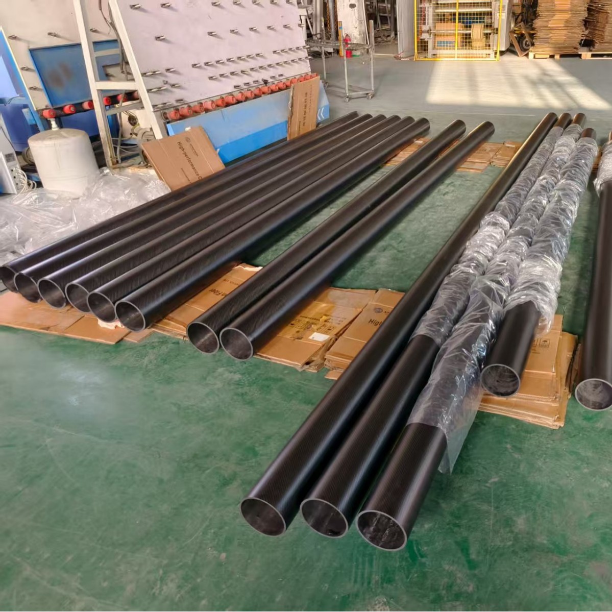 3K карбоновая труба, высокая прочность, легкий T300, производство по запросу, диаметр 3-300мм, вал для дронов