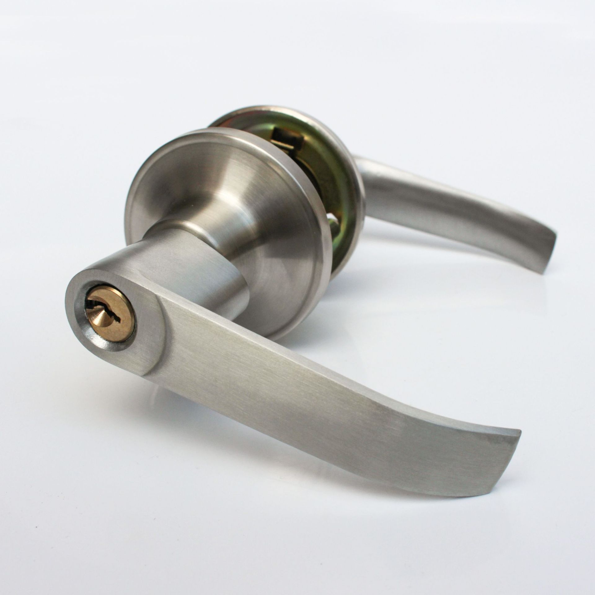 Cross-border exclusive for 806 aluminum alloy three-pole handle lock room door wooden door plastic steel door bedroom bathroom door handle