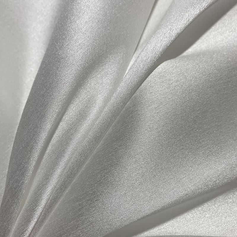 Шелковый сатин, яркий сатин, свадебный сатин, толстая сатиновая ткань, материал для свадебного платья, однотонный дизайн