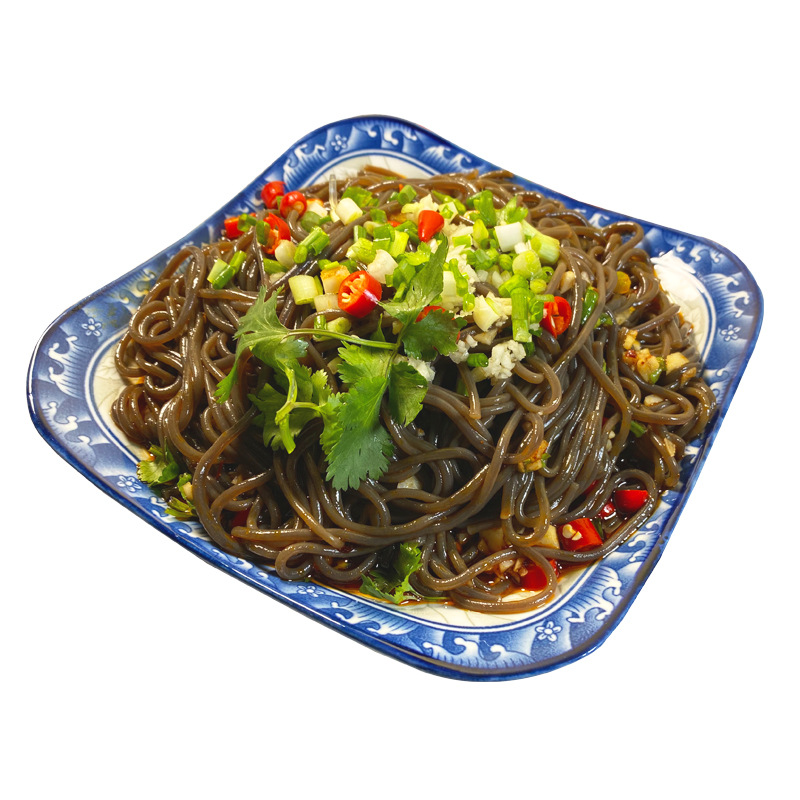 500g of fern root powder shreds are bundled with Sichuan specialty Jiuzhai Shanzhen fern root powder strips, vermicelli, cold hot pot, hot and sour powder strips