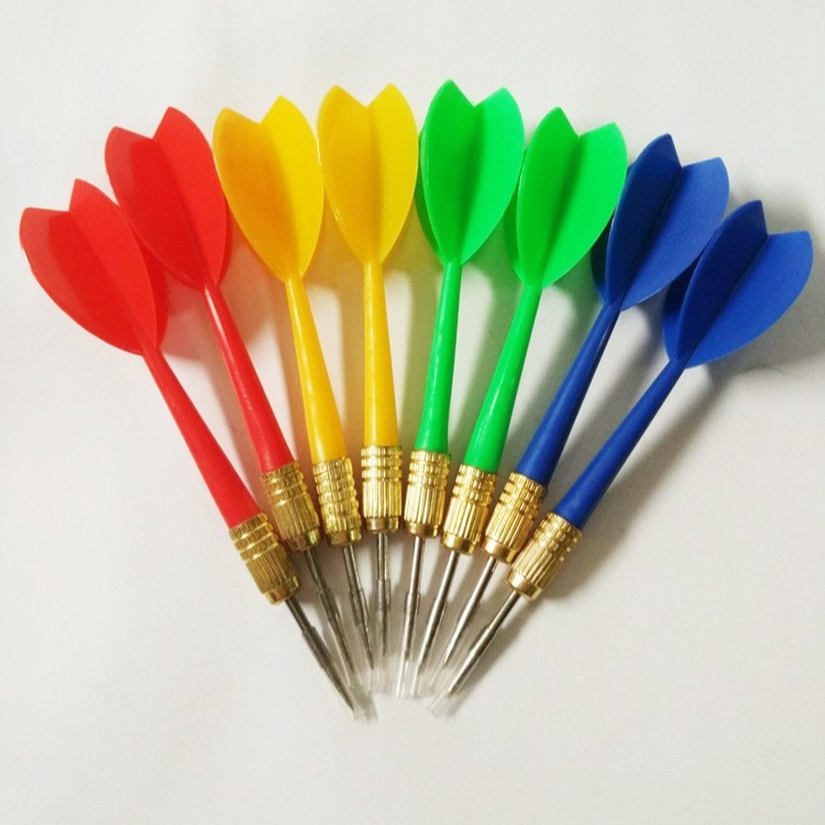 Cross-Border Supply 6g Colorful Plastic Integrated Darts Dart Needles Needle-Type Balloon-Piercing Standard Practice Dart Needles