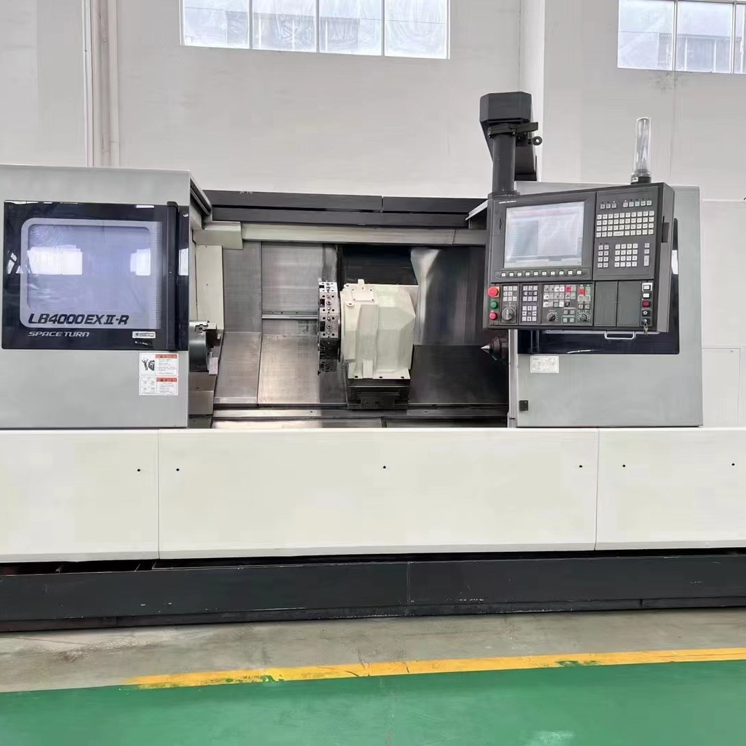 Transfer of Used Japanese Okuma Lb4000Exii-R Lathe and Milling Composite Used Cnc Lathe in Stock
