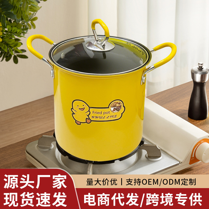 Большая фритюрница для дома, многофункциональная, бездымная с фильтром