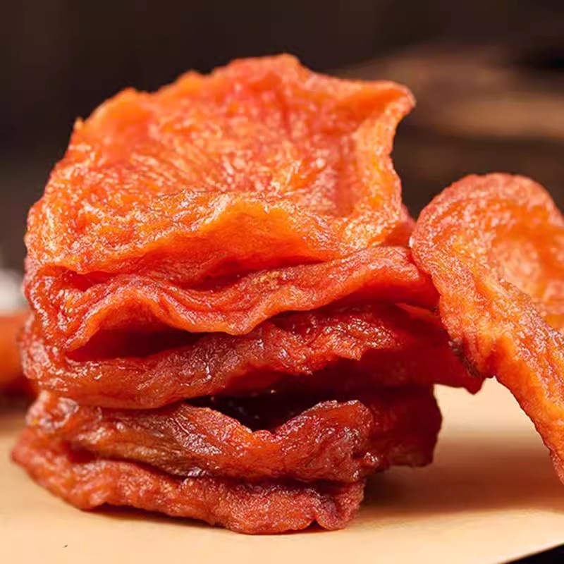 Three-Steamed and Three-Dried Apples, 0 Additives, Dried Fruits in Bags, Soft, Waxy, Sweet, Thick-Cut, Steamed Apples