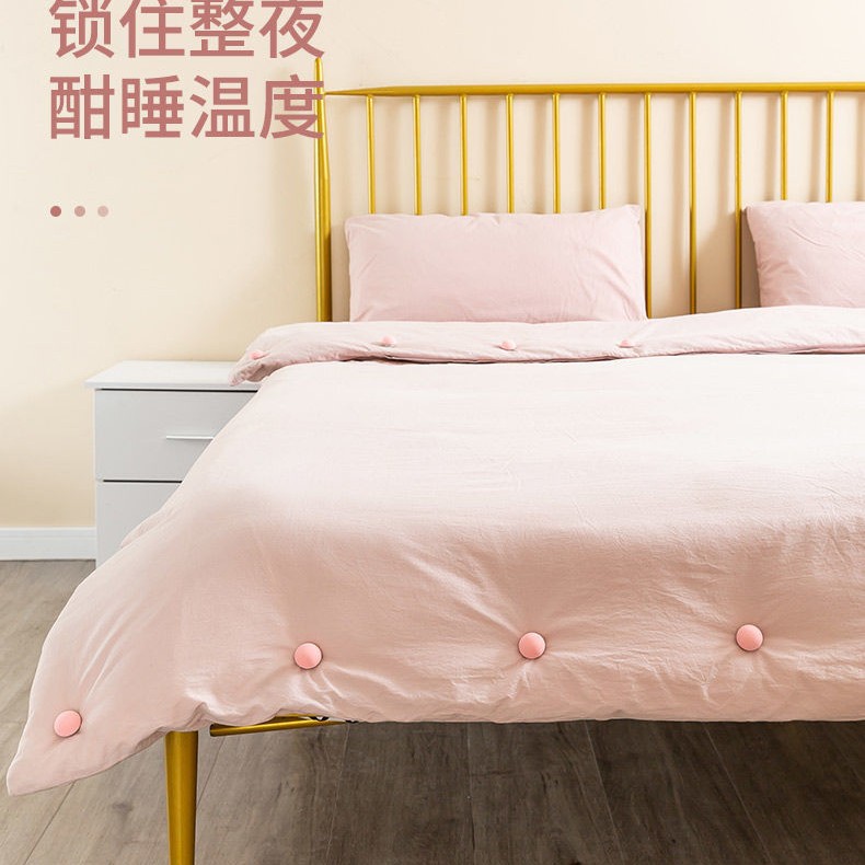Quilt Fixing Tool, Skin-Friendly, Traceless, Anti-Slip, Detachable, Reusable, Household Safety Buckle for Storage