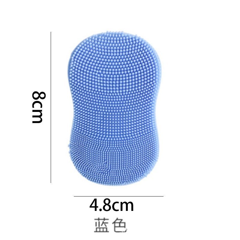 Finger Face Wash Brush Mini Soft-Bristled Silicone Brush Massage Nose Tip and Wing Cleaning Makeup Remover Brush Blackhead