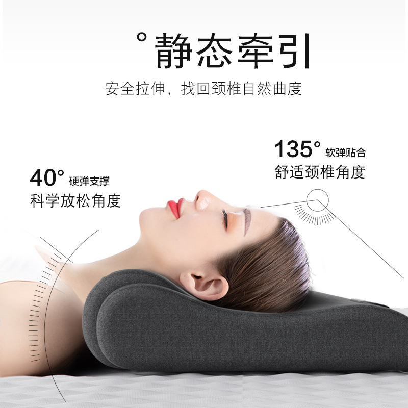 Cervical Pillow to Protect Strong Vertebrae and Improve Sleep Special Massage Spinal Traction Heating Compress Repair Cylindrical Neck Pillow