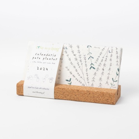 2024 Seed Paper Calendar Desk Calendar Invitation Card Tickets Greeting Card Factory Wool Paper Round Paper Special Paper