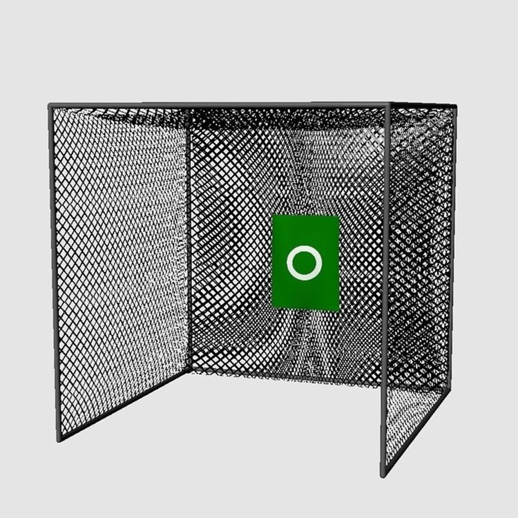 Square Structure Golf Ball Gate Easy Folding Portable Golf Ball Gate with Frame and Net