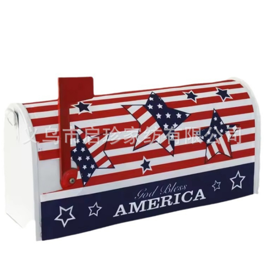 Кросс-бордовый магнитный чехол для почтового ящика с принтом на ткани/декоративный чехол для почтового ящика с магнитной защитой