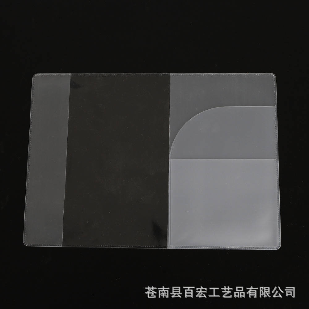 Factory spot pvc thick multi-card transparent frosted passport protective cover Korean passport holder certificate dust cover