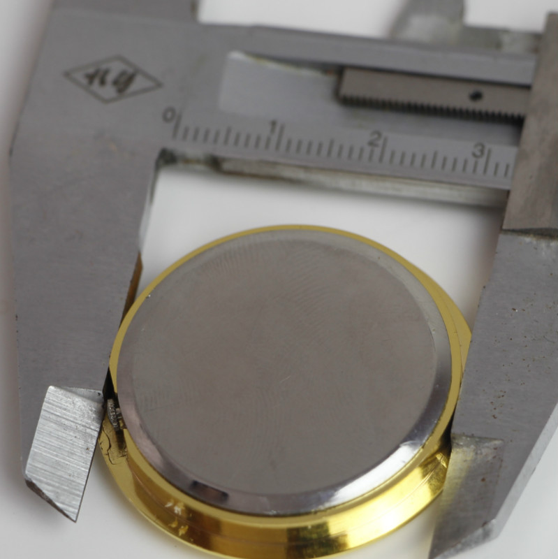 Watch Head 37 (35) Round Case Gall Crystal Crafts Car Embedded Pointer Type Clock Dial Arab