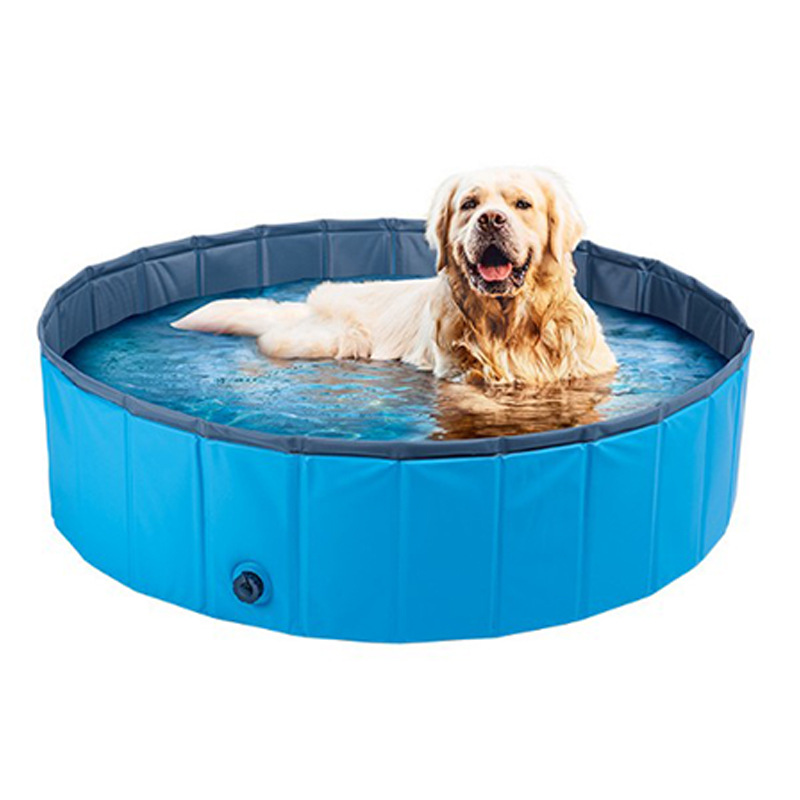 Amazon Foldableable Pvc Pet Bath Basin Customized Portable Inflatable Pet Pool