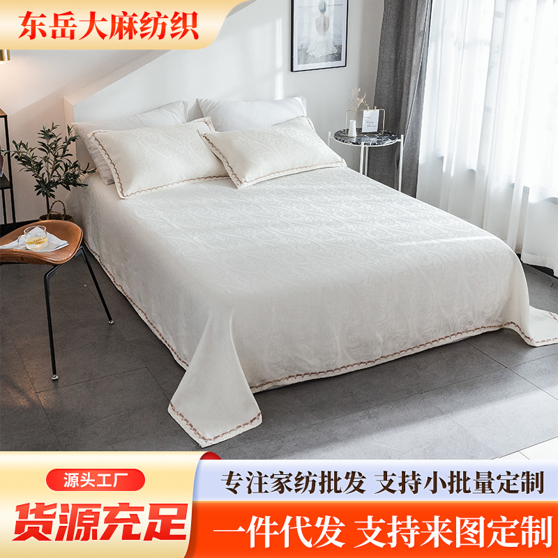 Комплект из двух частей односпального матраса из чистого натурального льна, комплект из трех частей двуспального льняного матраса, складной матрас