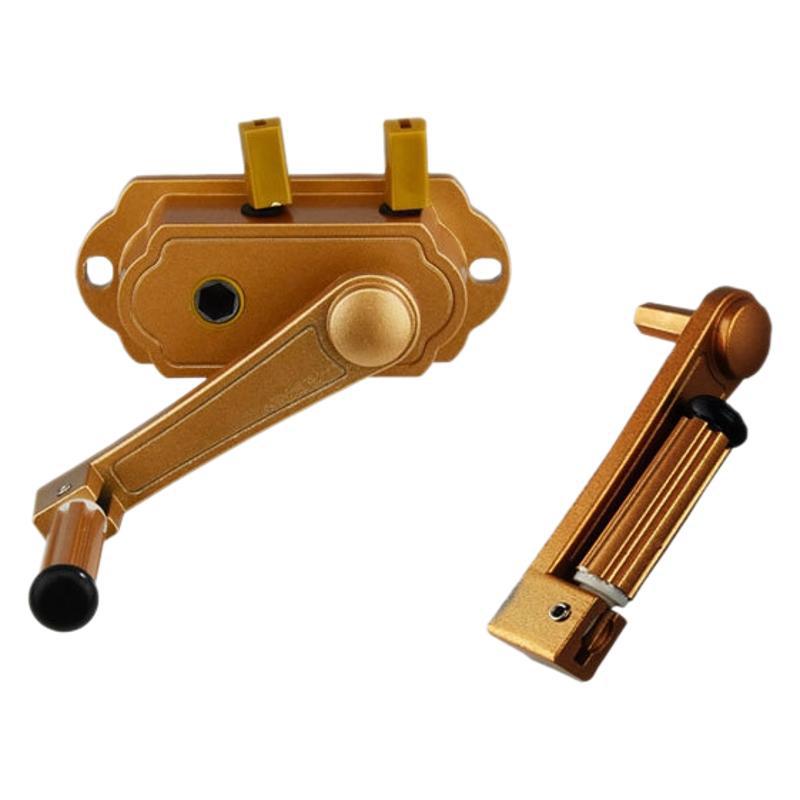 Wholesale small lantern lifting drying rack accessories hand crank double pole balcony drying rack shake hand automatic lifting maintenance