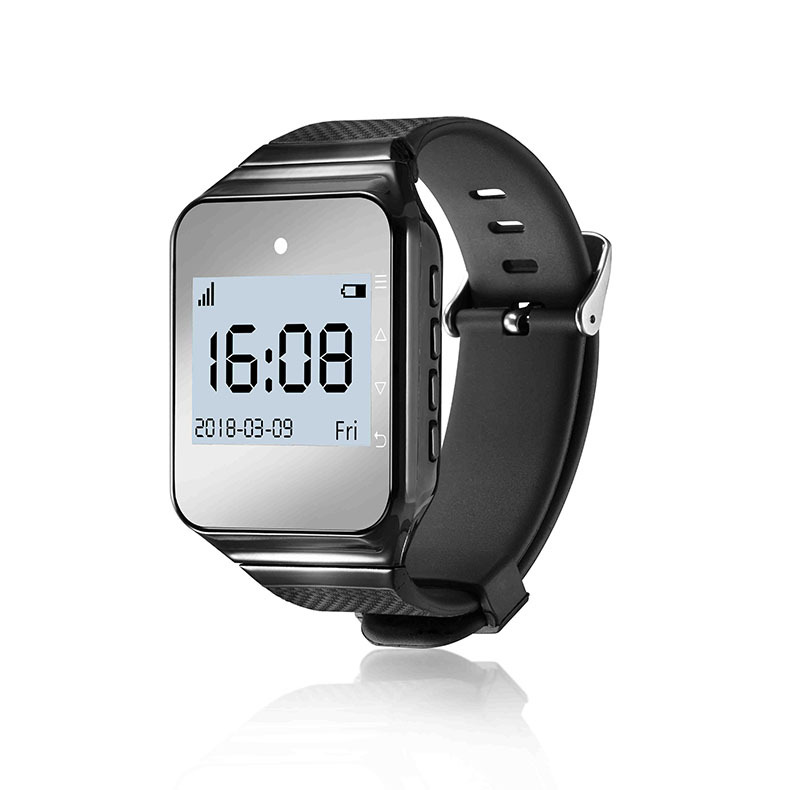 Watch Pager Long-Distance Signal Strong Waterproof Magnetic Charging Pager Pocsag Two-Way Text Machine Page