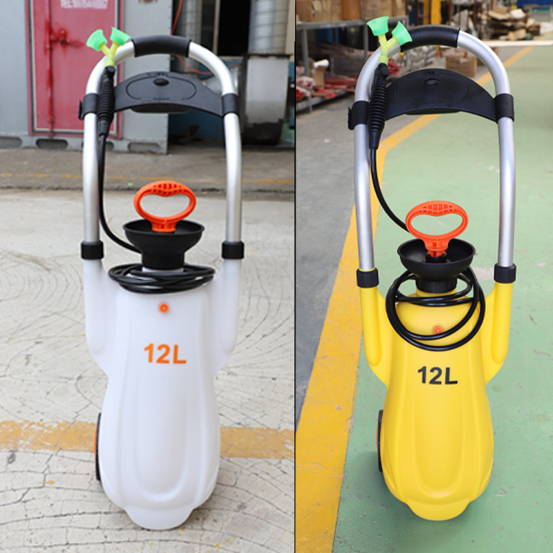 Factory wholesale on behalf of the factory movable emergency cart type double 12 liter 16 liter portable eye washer