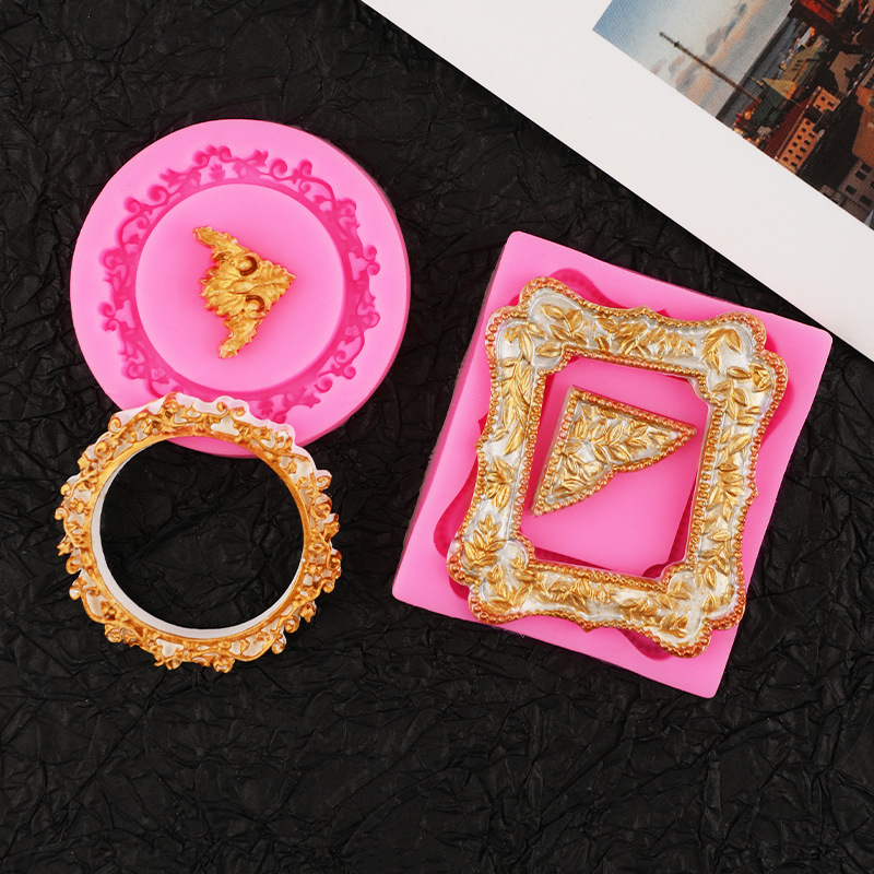 Vintage Lace Lace Lace Silicone Mold Creative Baking Decorative Chocolate Mold