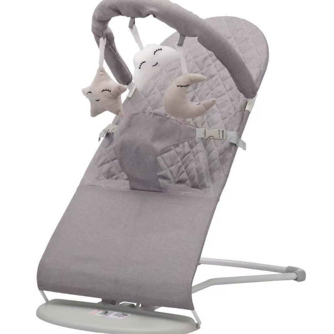 Folding Baby Rocking Chair to Coax Baby, Baby Soothing Recliner, Cradle Bed, Newborn Baby to Sleep Artifact, Mother and Baby