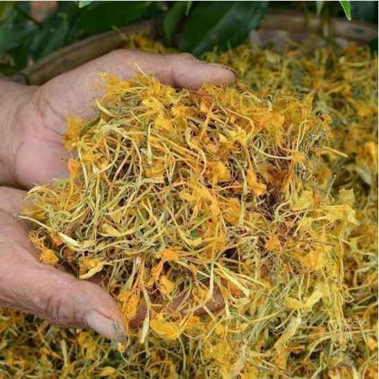 Wild Honeysuckle 500g Dry Sulfur-Free Natural Chinese Medicinal Materials Farm New Goods Mountain Honeysuckle Bath Baby Honeysuckle