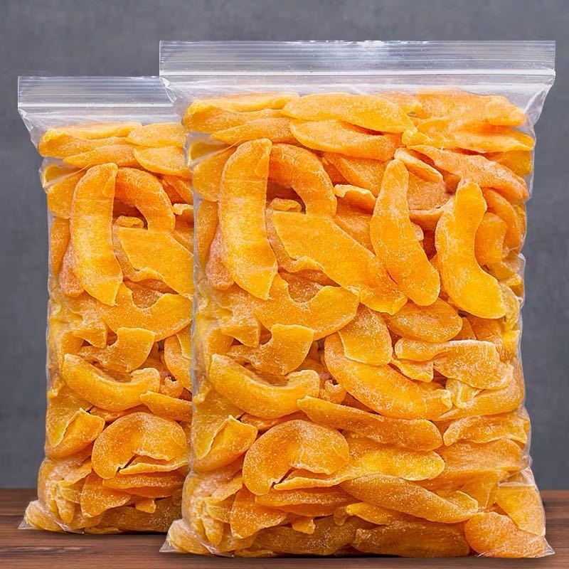 Dried yellow peach 500g ready-to-eat dried preserved fruit candied fruit dried small peach nostalgic snacks wholesale snacks