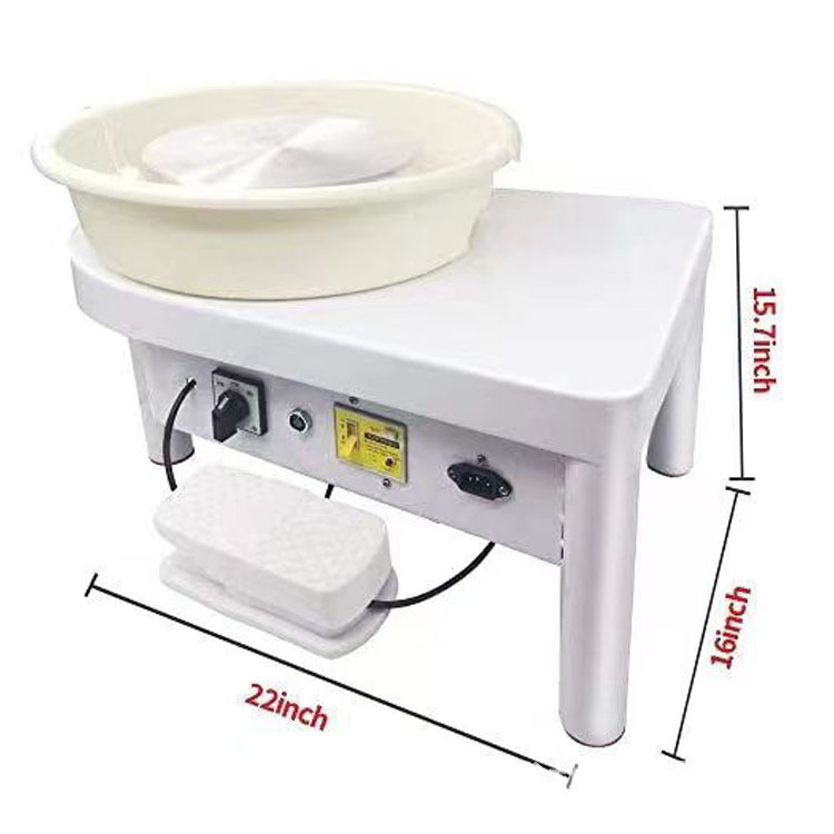 Blank drawing machine ceramic art mute children's clay household professional electrodeless variable speed electric kiln school ceramic bar teaching Embryo drawing machine