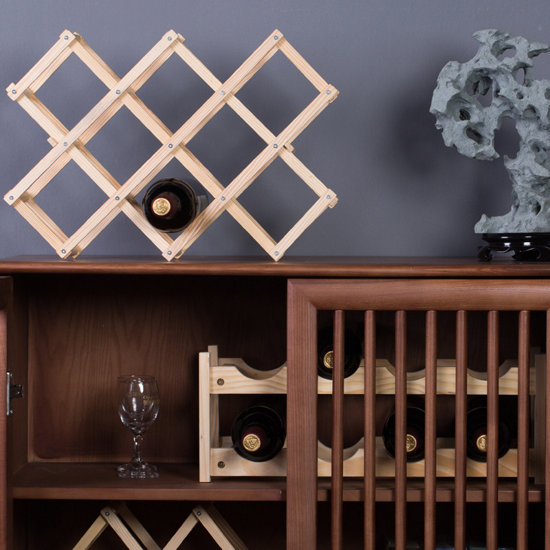 Wine Rack wooden display rack living room wine cabinet Vintage Creative wine rack wine rack