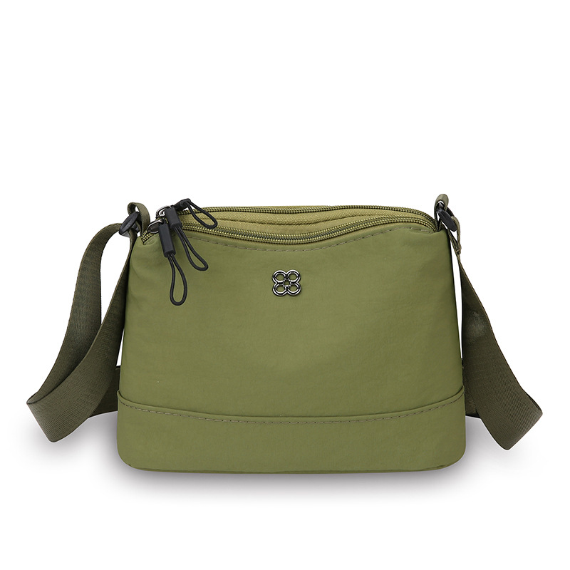 Light Luxury Fashion Simple Summer Women's All-match Crossbody Single Shoulder Solid Color Commuter Shoulder Bag 2024 All-match New Multi-pocket