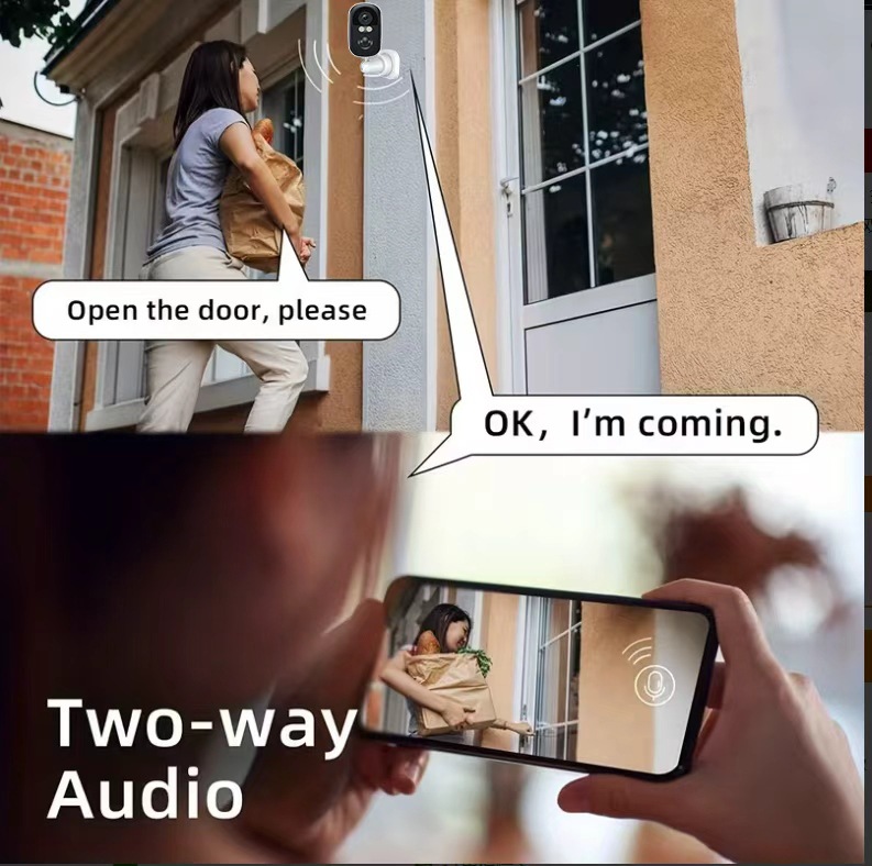 Eseecloud Low-Power Remote Battery Camera Indoor and Outdoor Wireless Wifi Intelligent High-Definition Monitoring