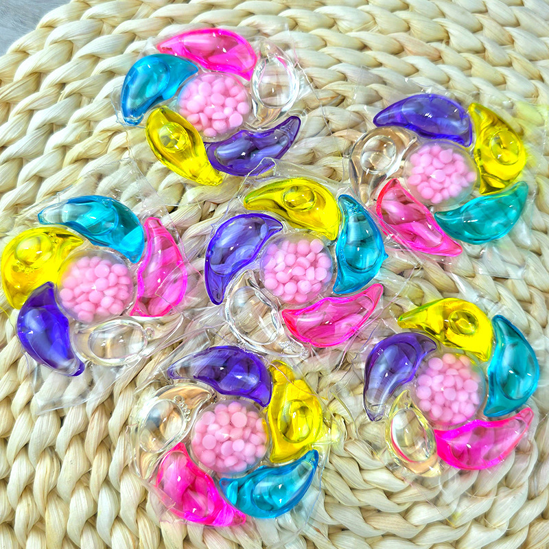 [Шесть ячеек 10г] Гранулы для стирки оптом, производитель, шесть в одном, гранулы для дезинфекции оптом