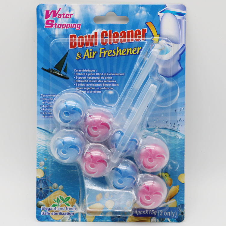 Deodorant Ball Fragrance Anti-scaling Decontamination Hanging Toilet Toilet Cleaning Ball Toilet Cleaning Spirit Blue Bubble Deodorant